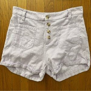 EUC Womens Billabong high waisted shorts  29 purple